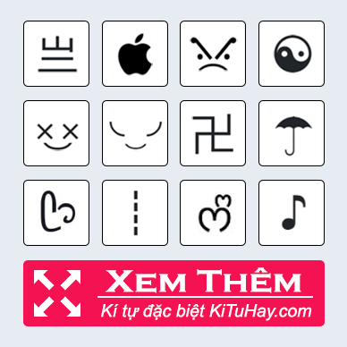 Kí tự đặc biệt KiTuHay
